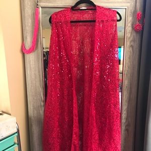 Large Lace/Sequin LuLaRoe Joy